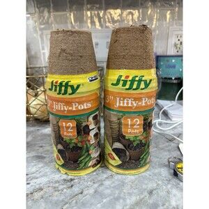 NEW 27 Jiffy 3" Biodegradable Jiffy-Pots